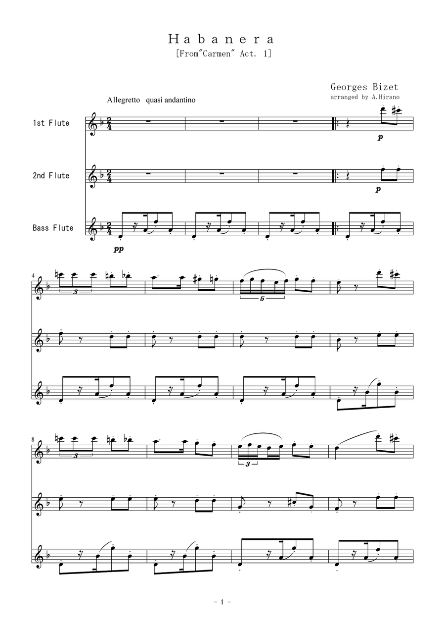 Habanera from 