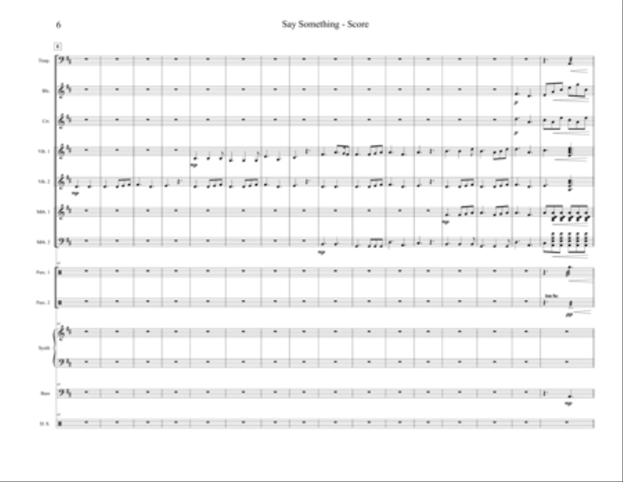 Say Something School and Community scores gallery preview page 6