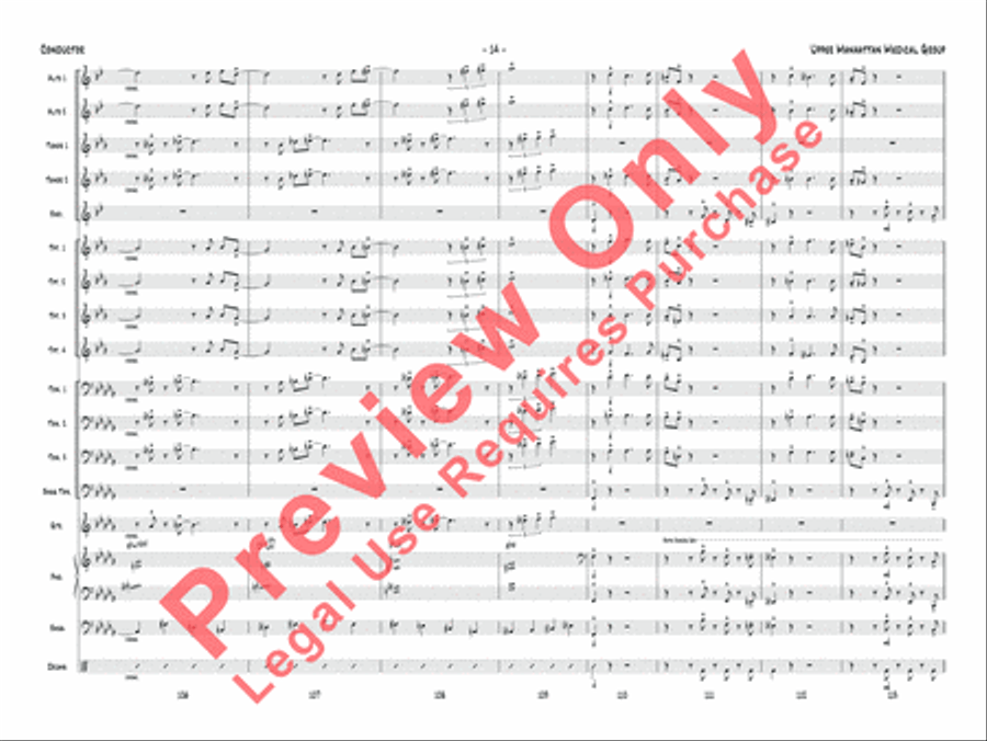 Upper Manhattan Medical Group Jazz Ensemble scores gallery preview page 15