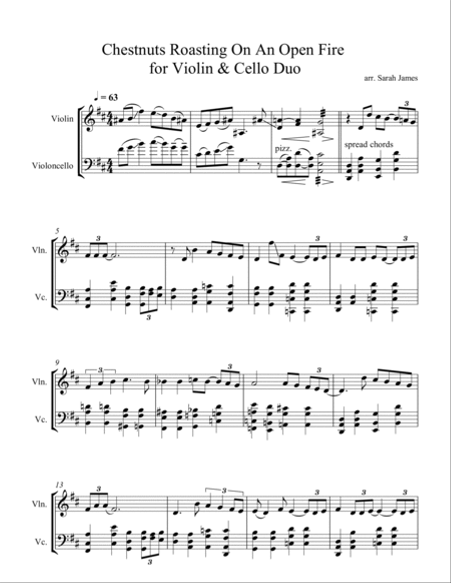 The Christmas Song (Chestnuts Roasting On An Open Fire) Score and Parts scores gallery preview page 3
