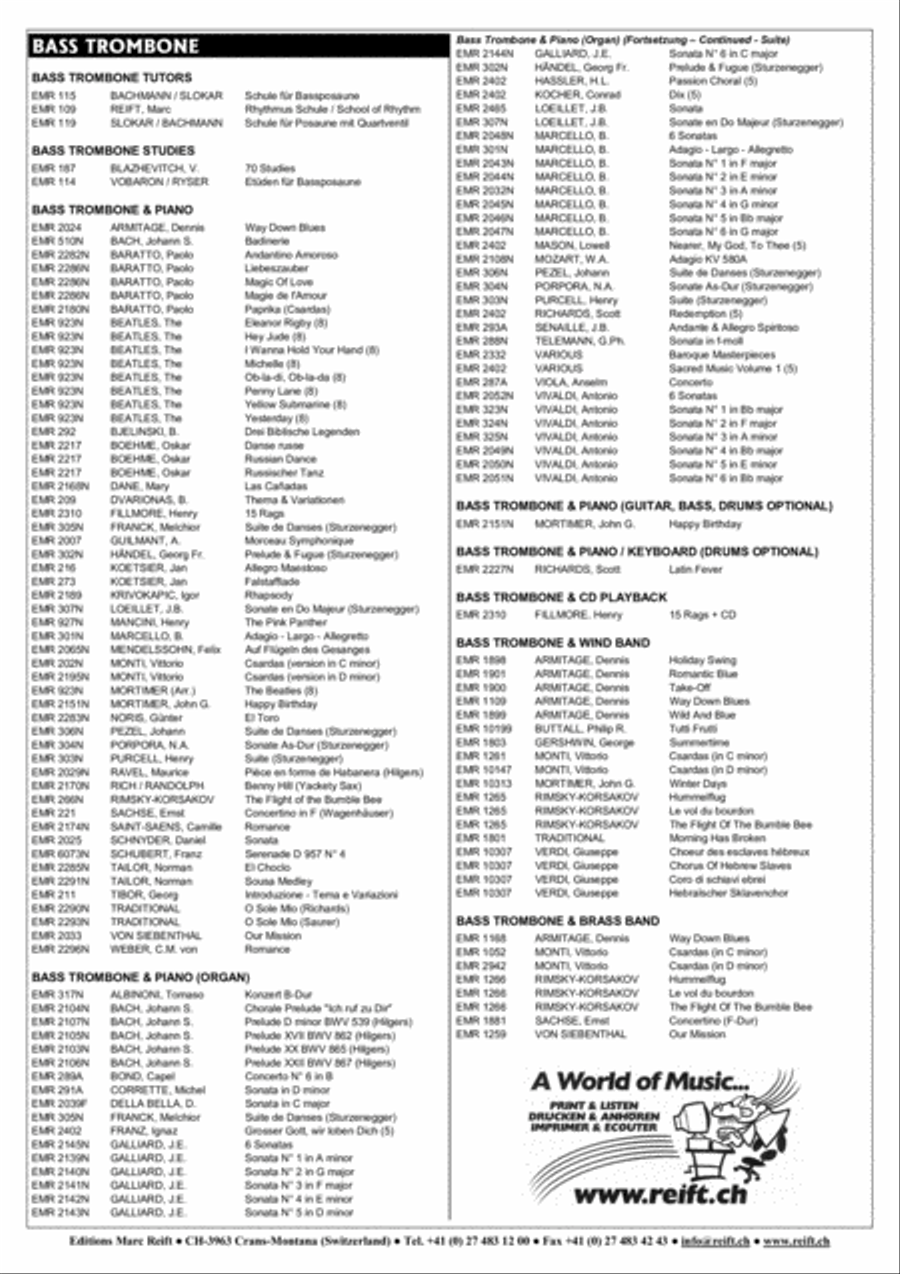 The Supervisor Bass Trombone scores gallery preview page 8
