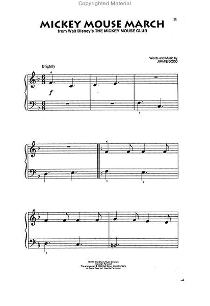 Disney Greats - Easy Piano Solo