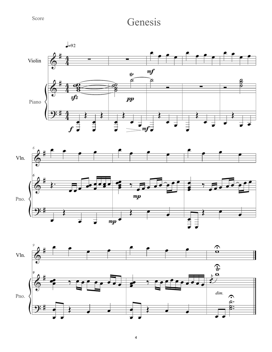 Three Pieces in the style of Lindsey Stirling Score and Parts scores gallery preview page 5