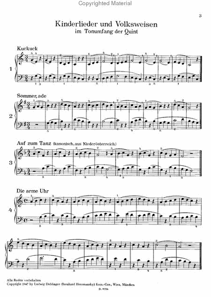Die polyphone Klavierfibel Band 1