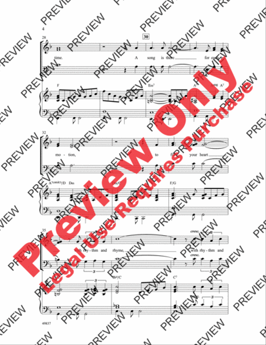 When Words Are Not Enough 3-Part scores gallery preview page 5