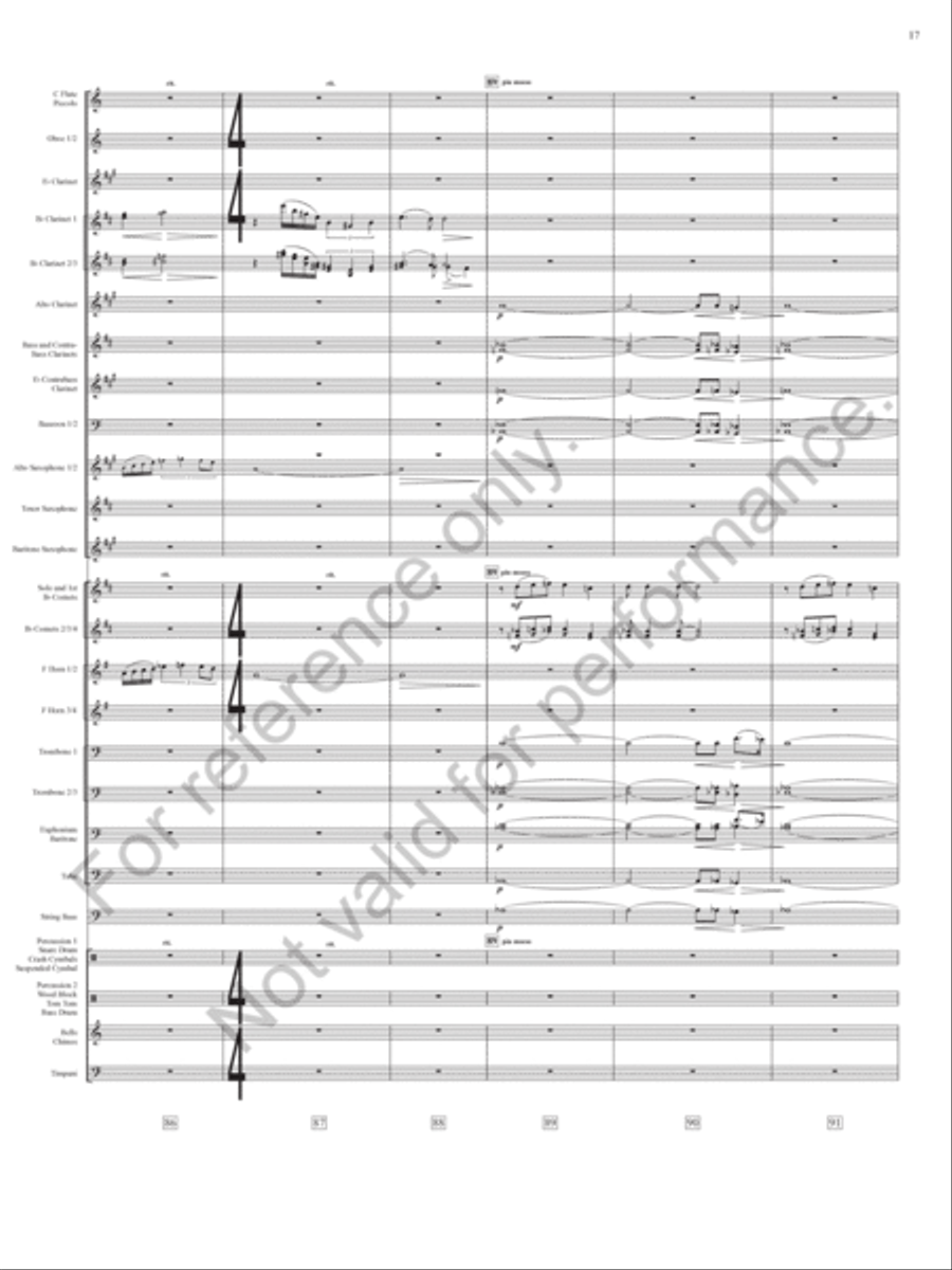 Emperata Overture Concert Band scores gallery preview page 18