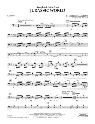 Jurassic World (Symphonic Suite) - Bassoon