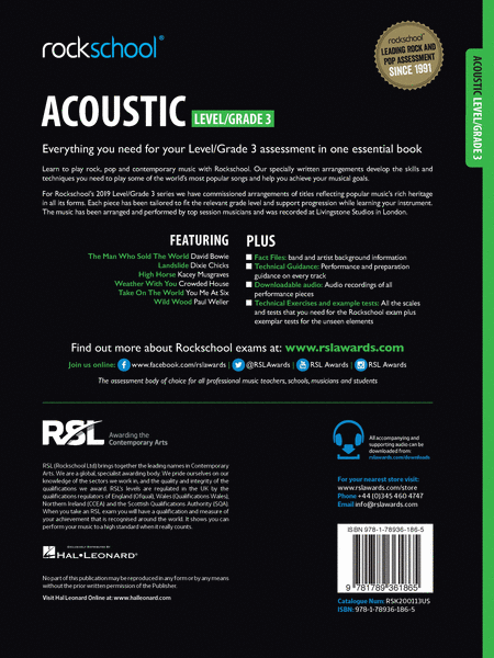Rockschool Acoustic Guitar Level 3