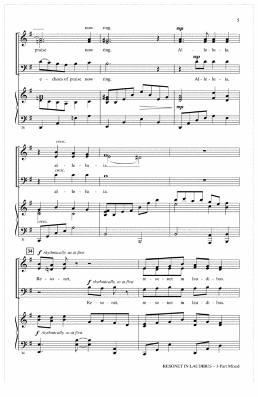 Resonet In Laudibus 3-Part scores gallery preview page 4