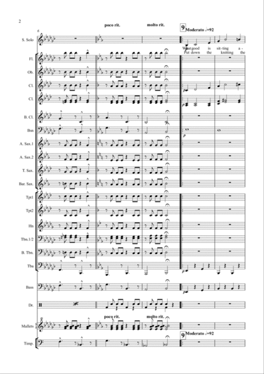Cabaret Concert Band scores gallery preview page 2