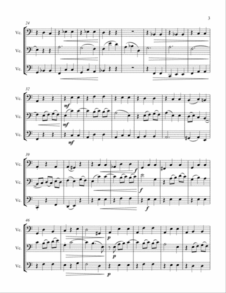 Waltz String Trio scores gallery preview page 3