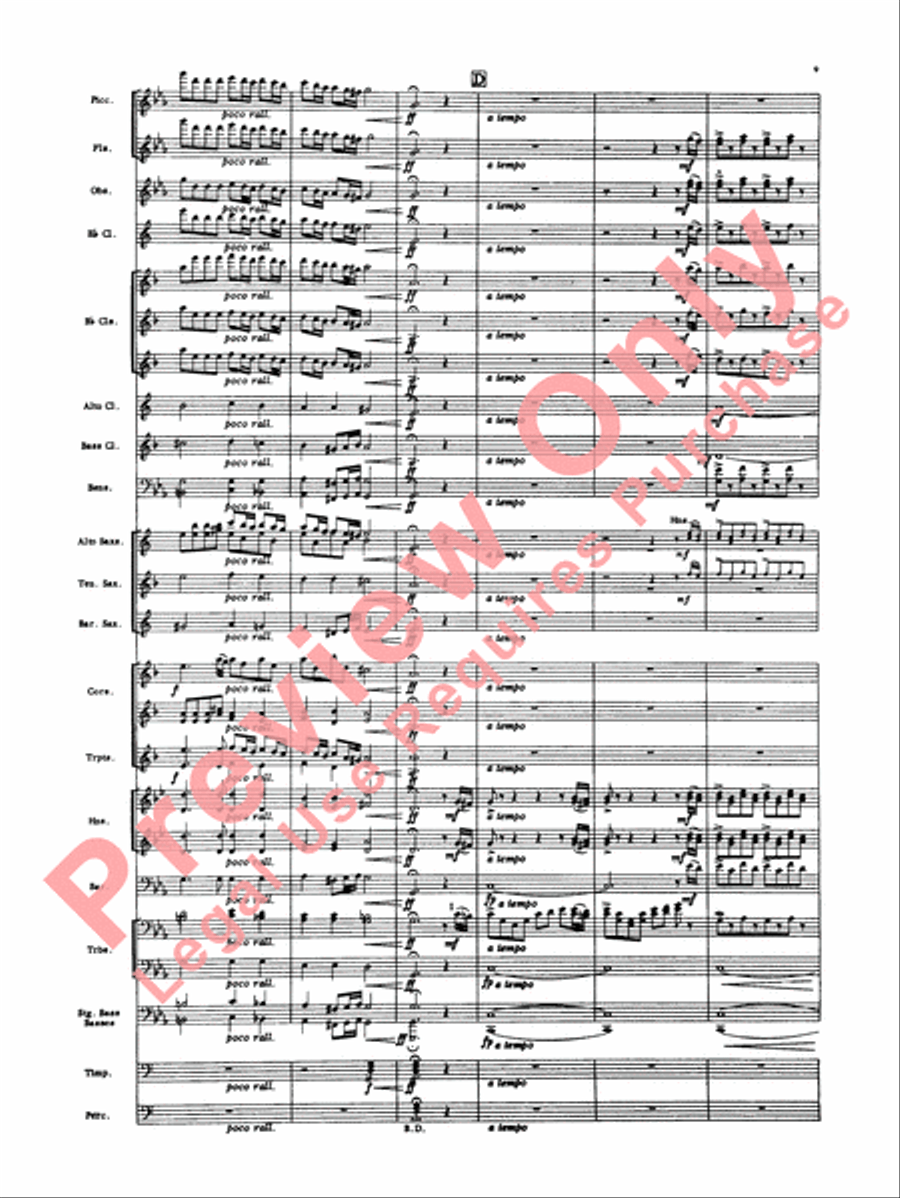 Toccata Concert Band scores gallery preview page 10