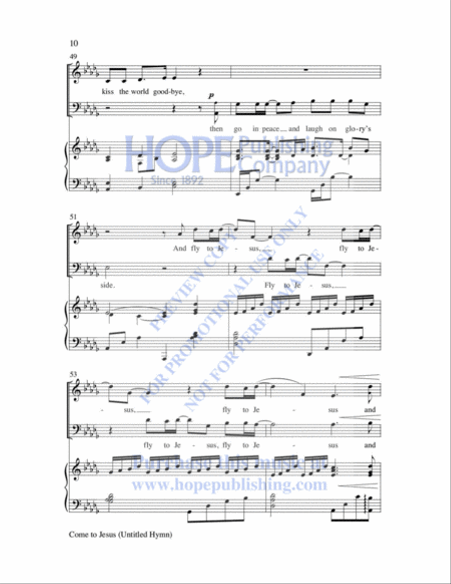 Essential Two-Part Chorals by Mark Hayes, Vol. 1 2-Part scores gallery preview page 15
