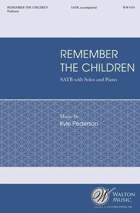 Book cover for Remember the Children