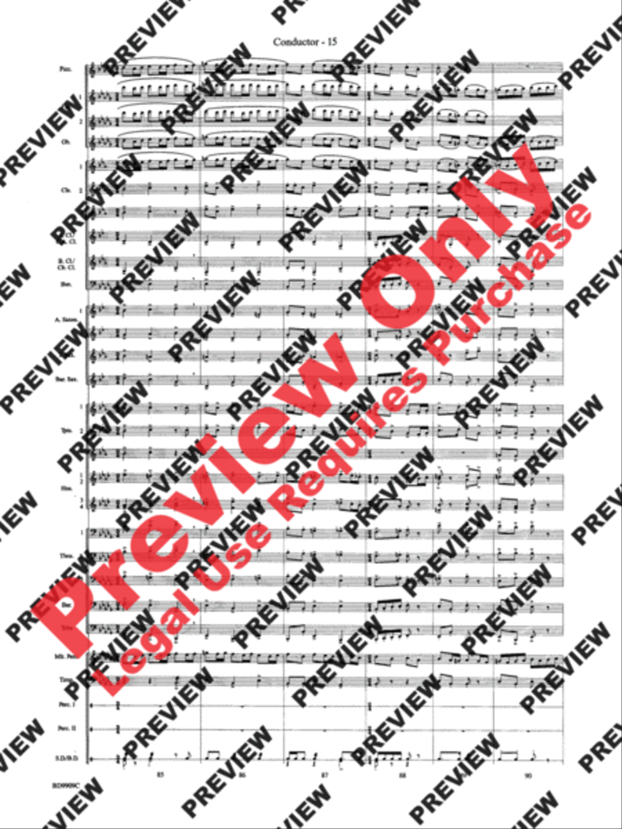 I'm Seventeen Come Sunday Concert Band scores gallery preview page 37