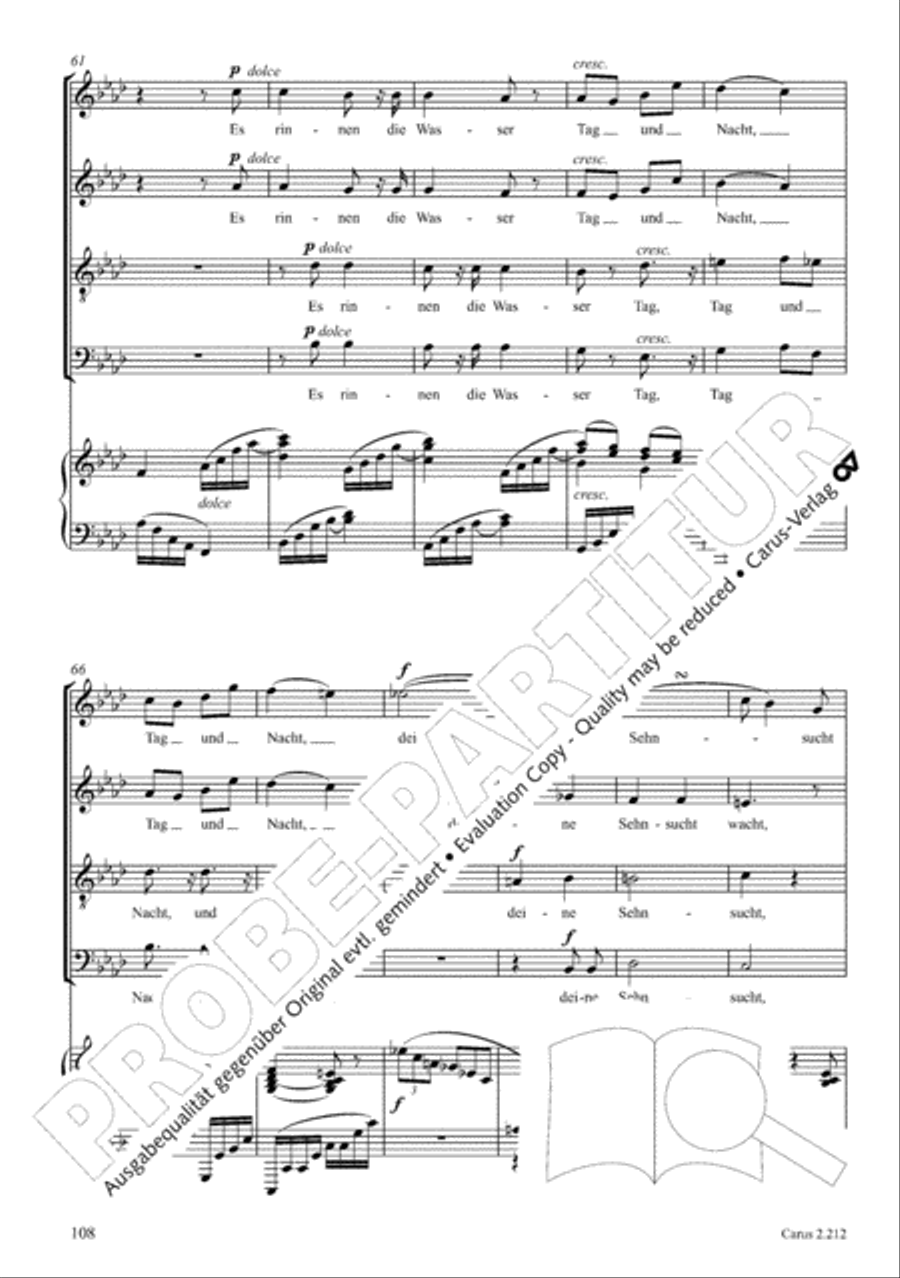 Love songs. Choral collection with CD 4-Part scores gallery preview page 93