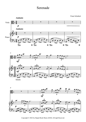 Serenade - Franz Schubert (Viola + Piano)
