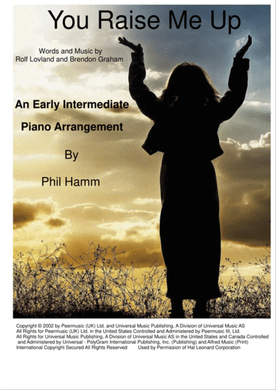 You Raise Me Up Easy Piano scores gallery preview page 1