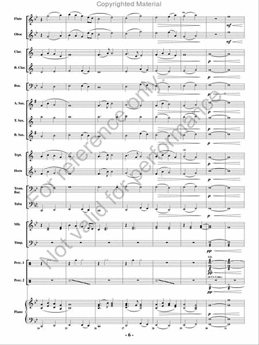 Going Home Concert Band scores gallery preview page 5