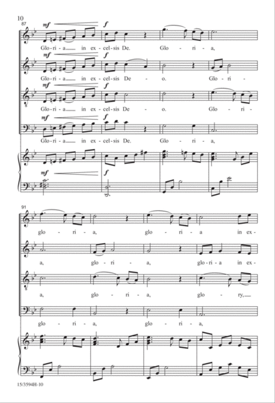 Ukrainian Bell Carol 4-Part scores gallery preview page 10