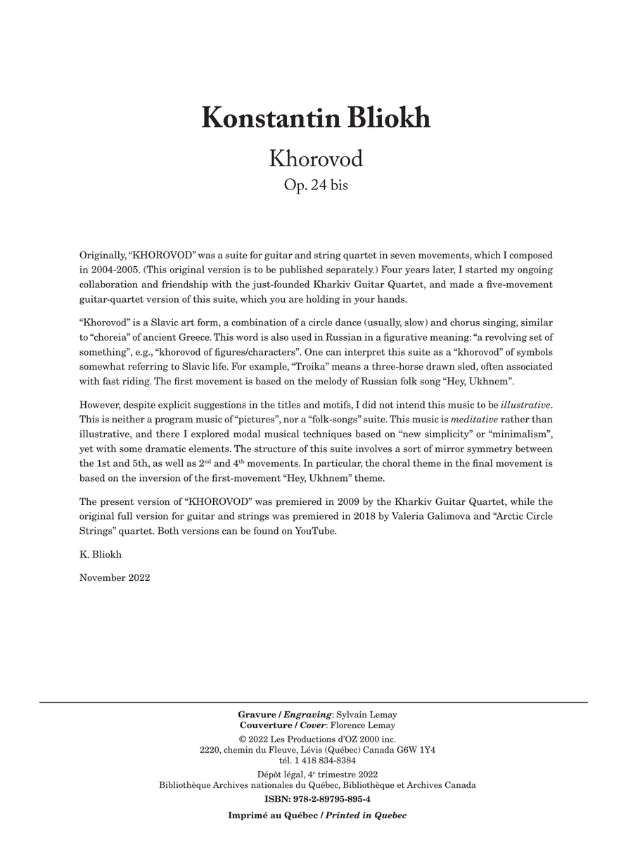 Khorovod, Op. 24 bis Guitar Ensemble - Digital Sheet Music page 2