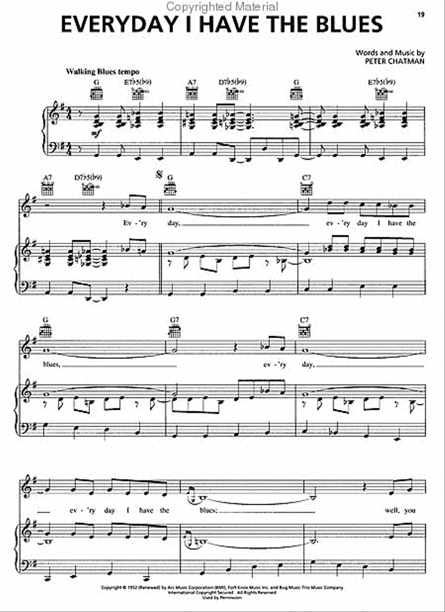 The Best of B.B. King Piano, Vocal, Guitar scores gallery preview page 4