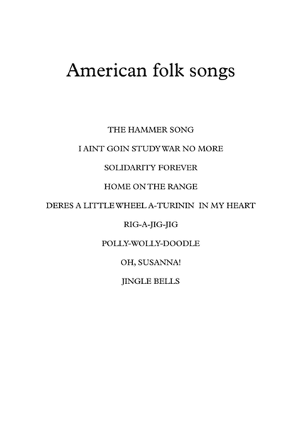 American folk songs image number null