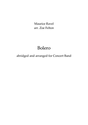Bolero (formatted for double sided printing)