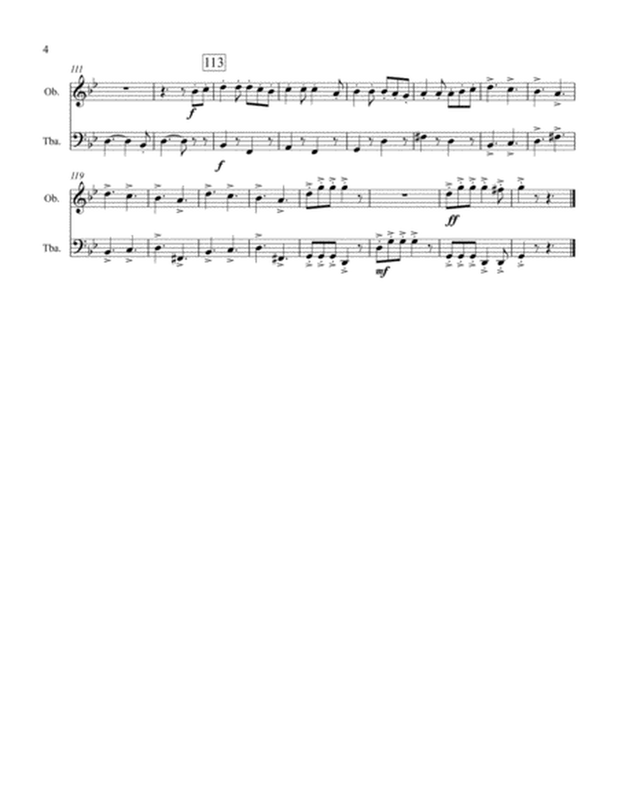 Civil War Suite for Oboe and Tuba image number null
