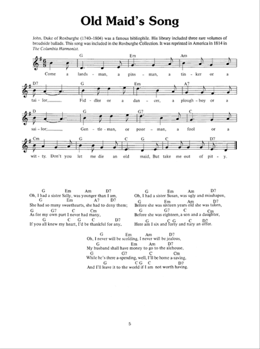 Songs of England Piano, Vocal scores gallery preview page 6