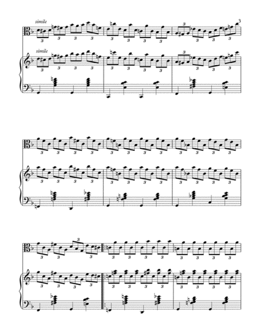 Piano Background for "Little Brown Jug"-Viola and Piano (with Improvisation) image number null