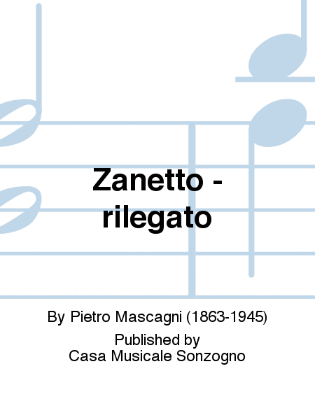Zanetto - rilegato