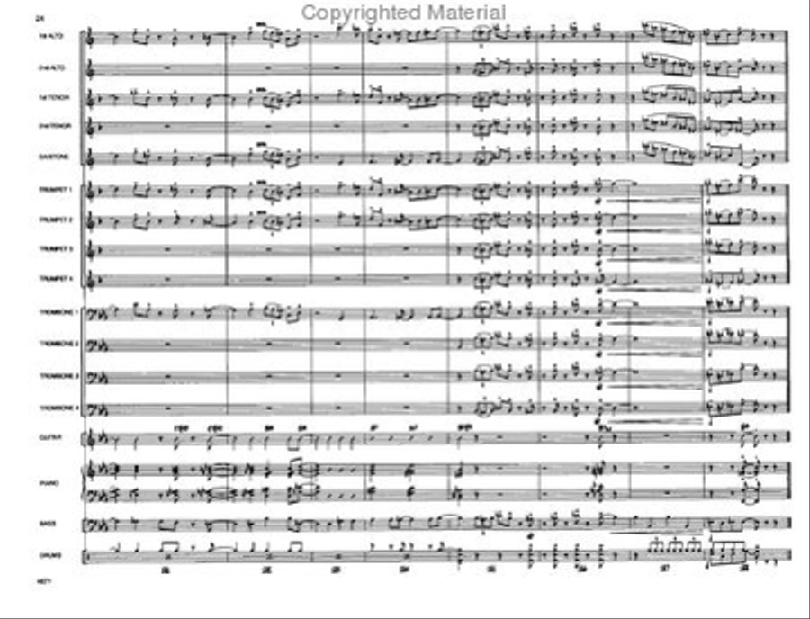 Big Al's Boogie Jazz Ensemble scores gallery preview page 24
