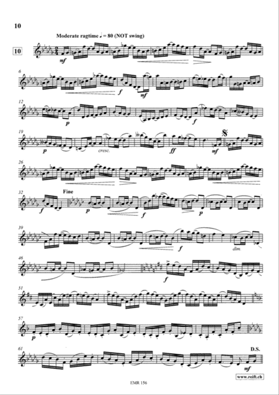 Technical & Melodic Studies Vol. 6 Trumpet scores gallery preview page 10