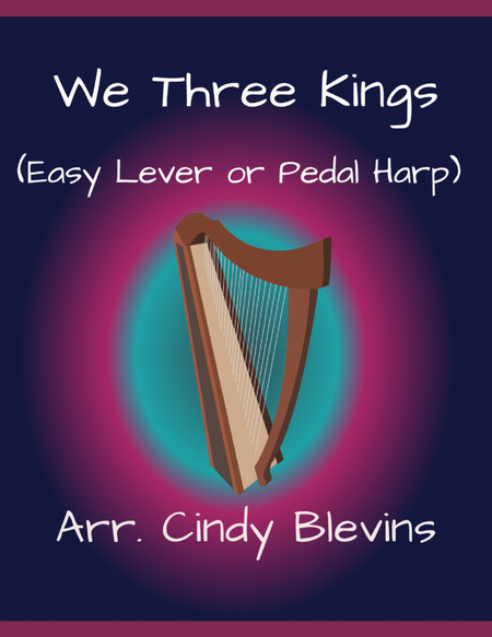 We Three Kings, for Easy Harp Solo image number null