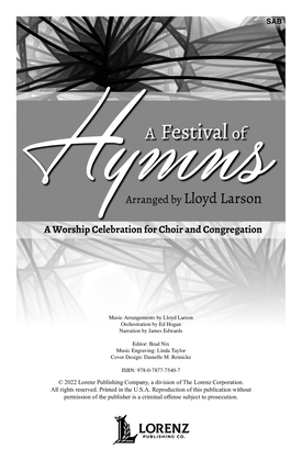 Book cover for A Festival of Hymns SAB (Digital Download)