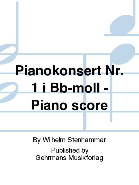 Pianokonsert Nr. 1 i Bb-moll - Piano score