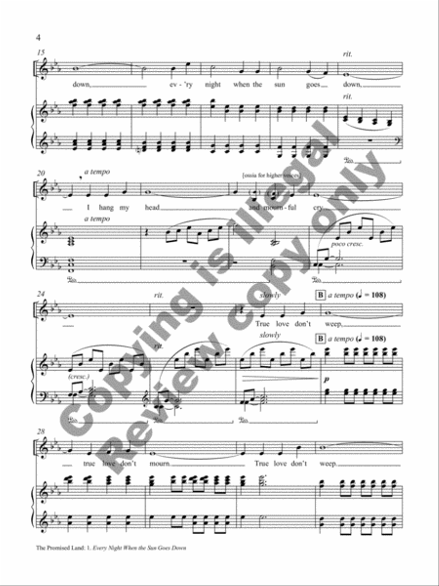 The Promised Land Orchestra scores gallery preview page 6