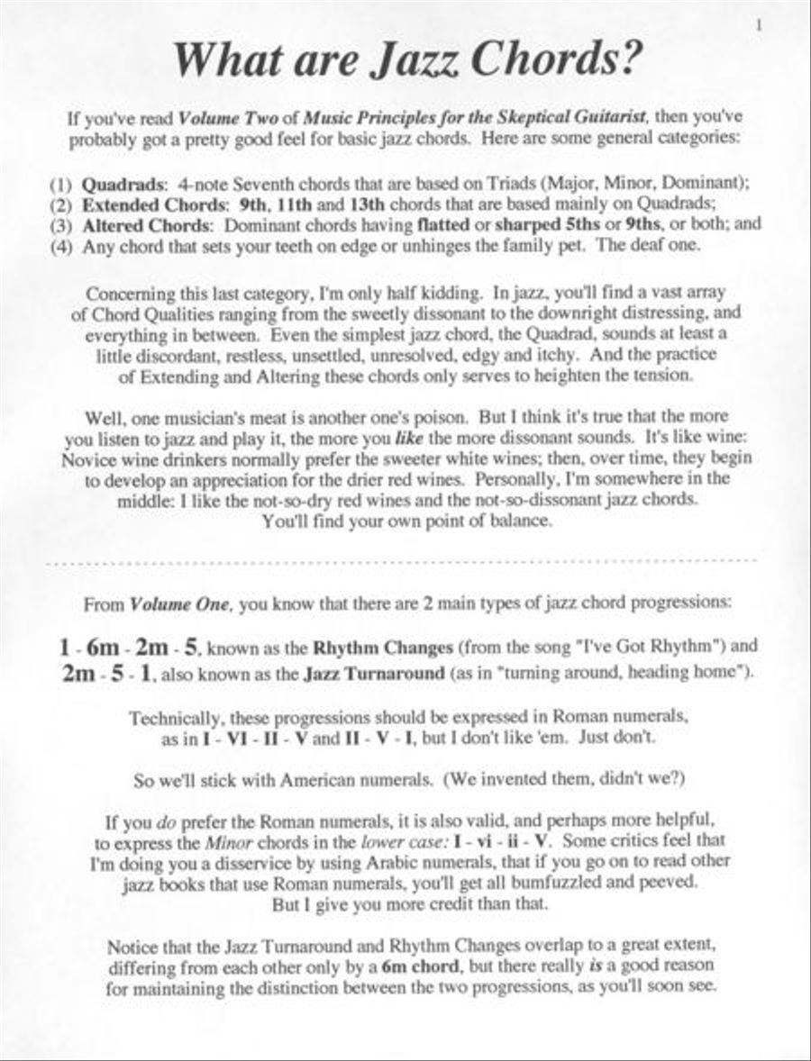 Jazz for the Skeptical Guitarist Electric Guitar scores gallery preview page 2