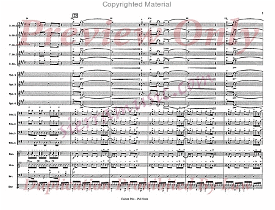 Chicken Polo Big Band scores gallery preview page 6
