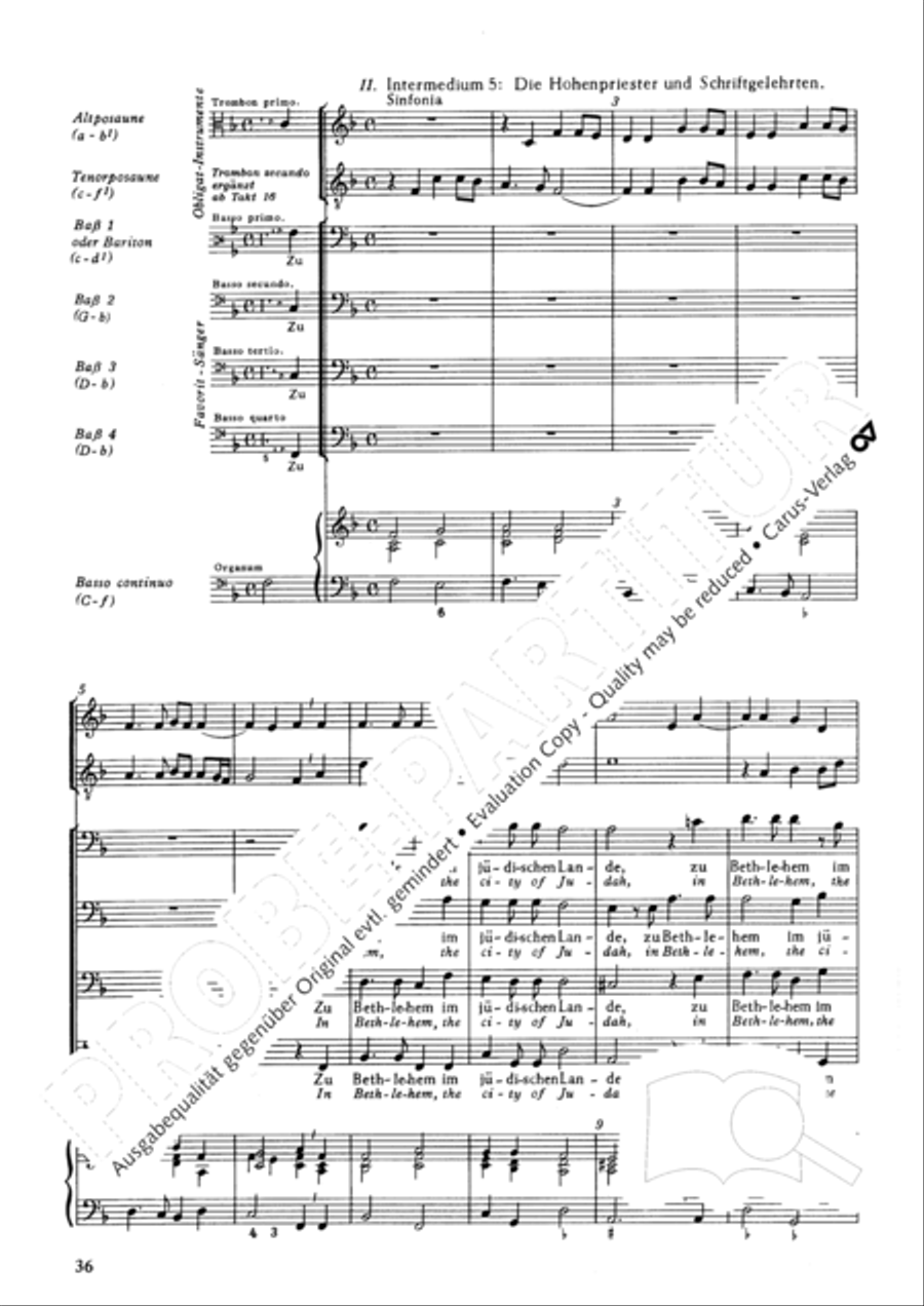 Christmas History (Weihnachts-Historie, SWV 435) Score scores gallery preview page 37