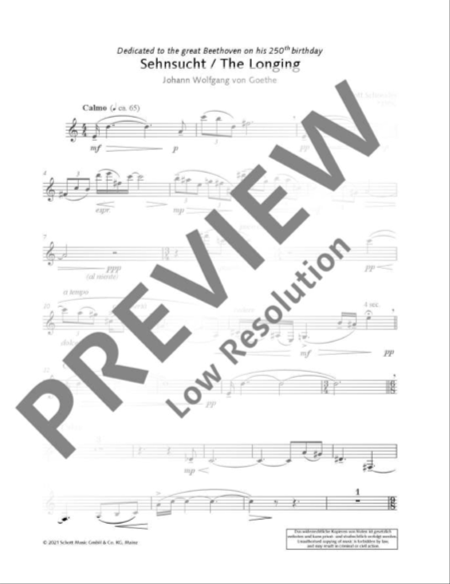 The Longing The Longing Clarinet scores gallery preview page 20