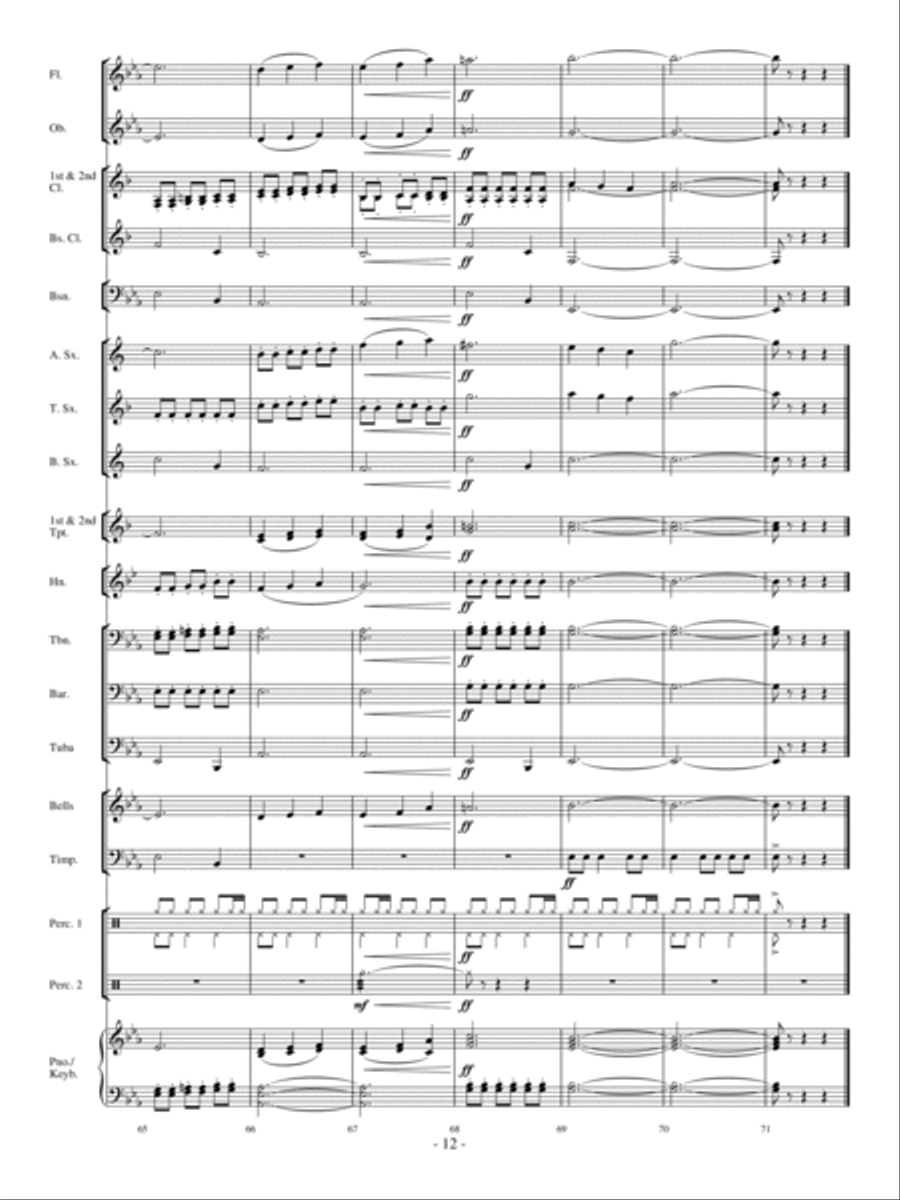 Wonders of the Universe Concert Band - Sheet Music page 11