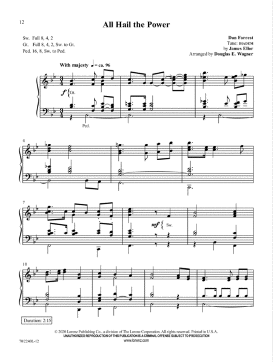 Music for Worship, Vol. 2 Organ Solo scores gallery preview page 5
