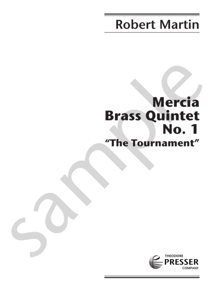 Mercia Brass Quintet No. 1