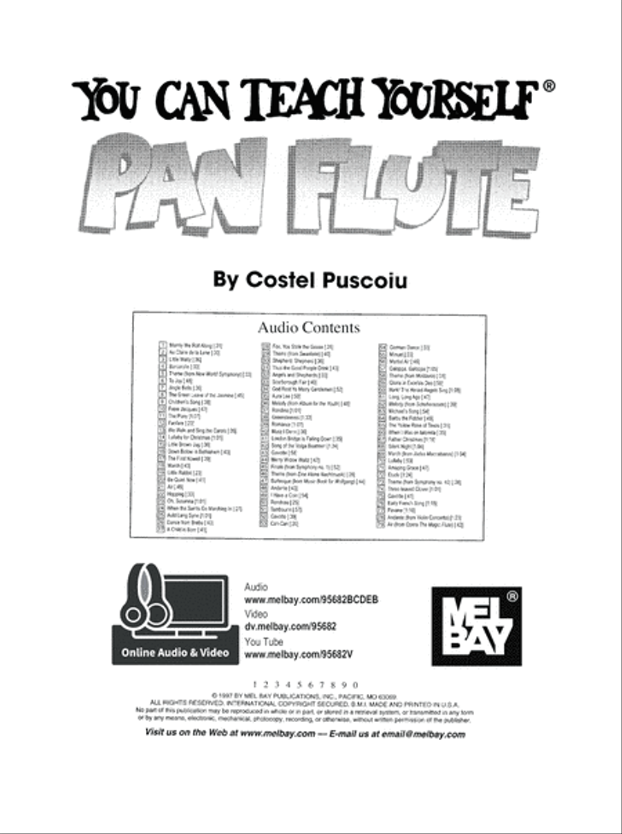 You Can Teach Yourself Pan Flute Flute scores gallery preview page 7