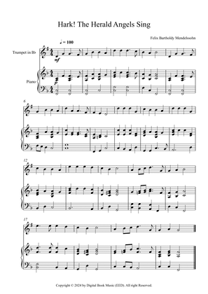 Hark! The Herald Angels Sing, Felix Bartholdy Mendelssohn (Trumpet + Piano)