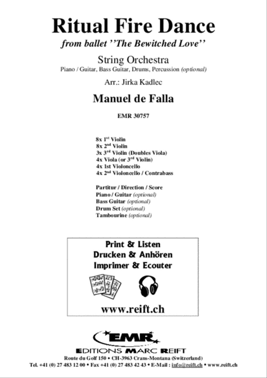 Ritual Fire Dance Ritual Fire Dance String Orchestra scores gallery preview page 2