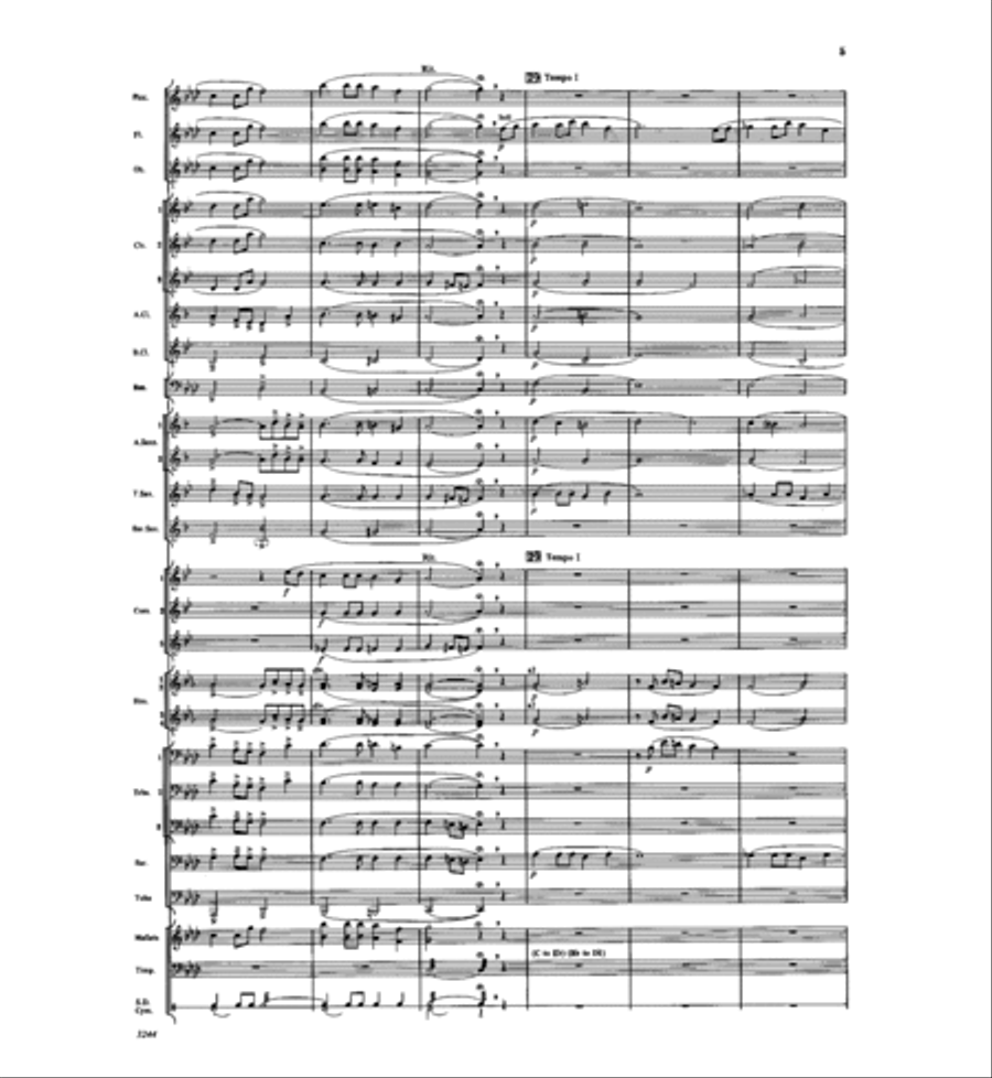 Reflections Concert Band scores gallery preview page 6