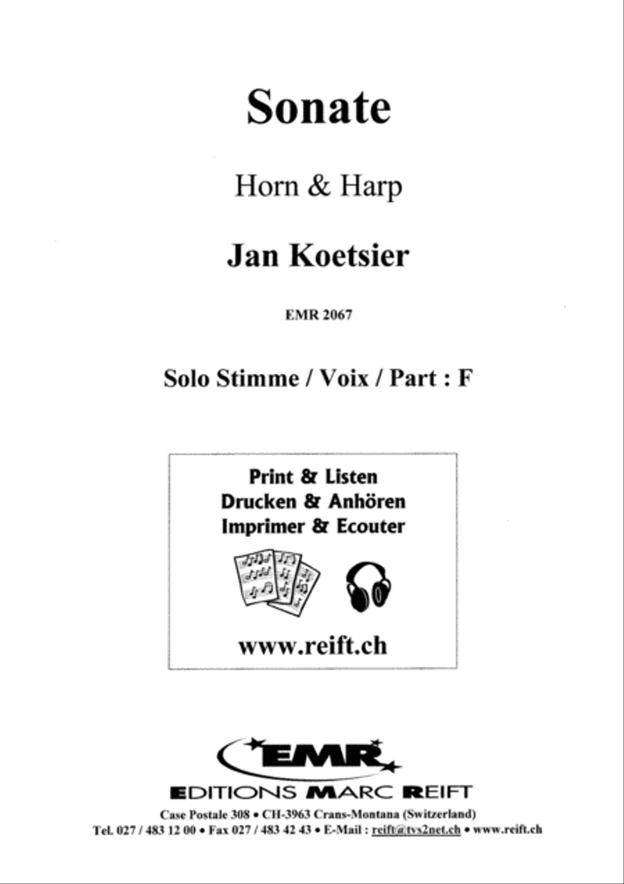 Sonate Horn scores gallery preview page 2